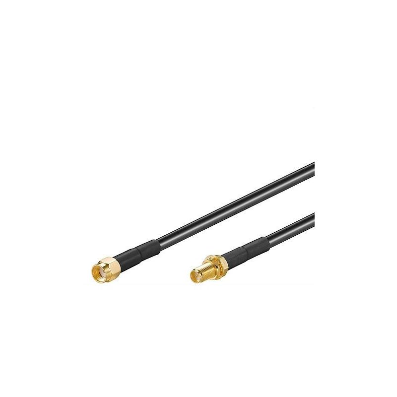 Cable SMA-RP Macho-Hembra Prolongador 10m