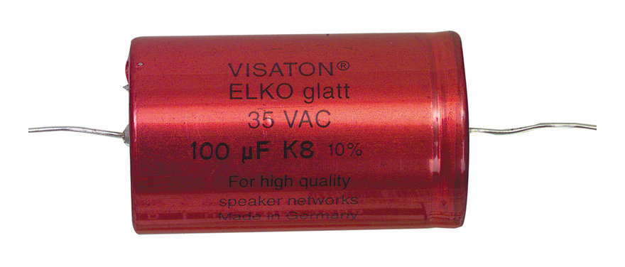 Condensador bipolar 22 uF 63 V Visaton