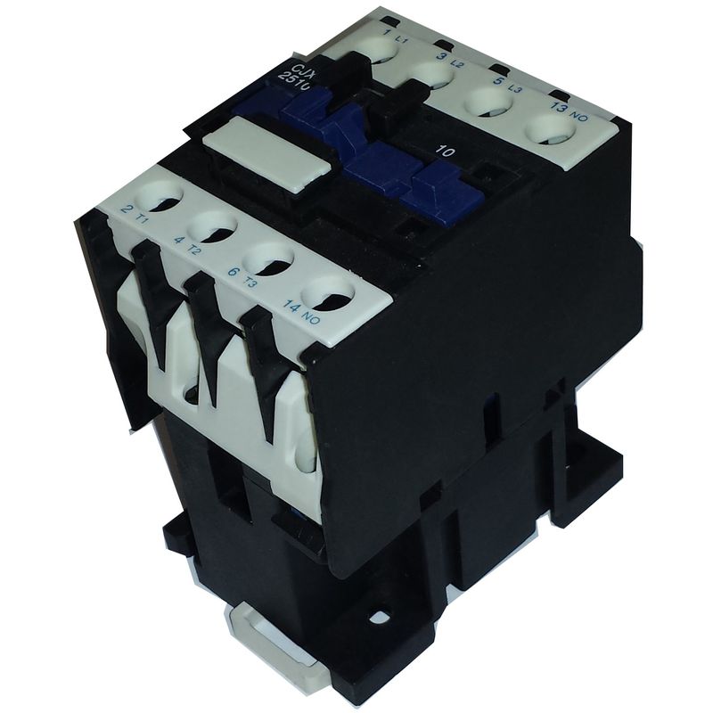 Contactor trifásico 18A 220Vac contacto auxiliar abierto NA - GENERICO-DE