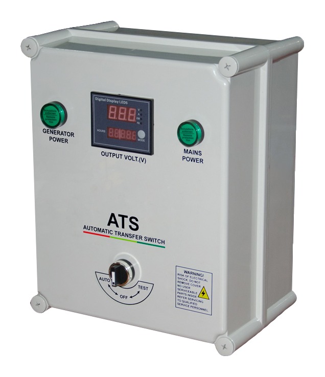 Cuadro ITC POWER para conmutacion caida de tension en la Red electrica. Trifásico.