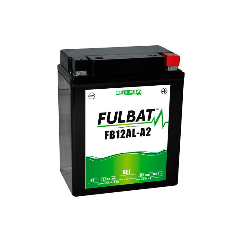 Batería moto Gel YB12AL-A / YB12AL-A2 / FB12AL-A2 12V 12Ah - Fulbat