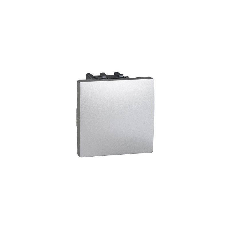 Interruptor 16 A 2 mod. Unica Aluminio SCHNEIDER ELECTRIC U3.261.30