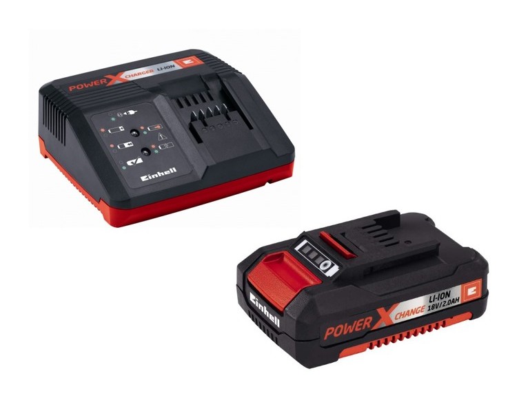 Einhell - Kit cargador de batería PXC 18V + Batería 18V 2Ah