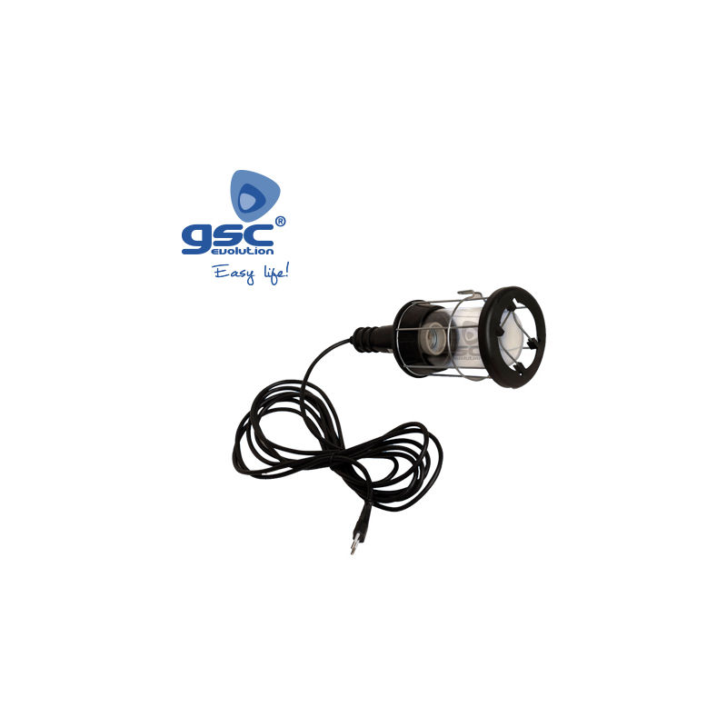 Lámpara portátil Industrial 60W 230V (2x0.75mm) 5 metros GSC 000600277