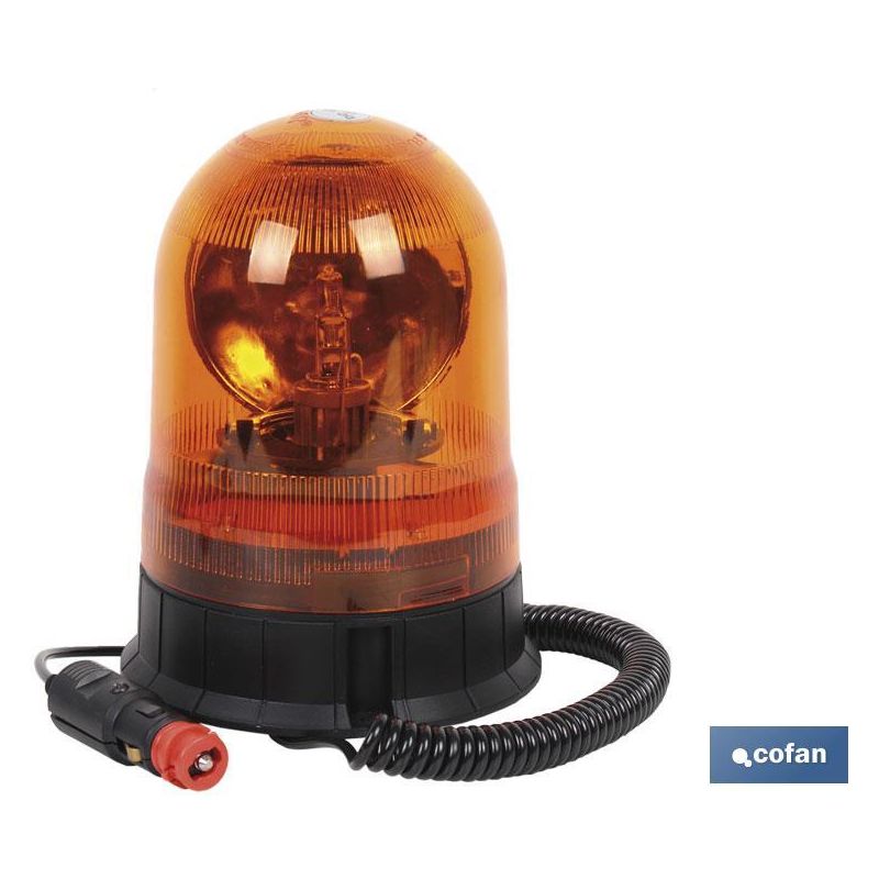 Luz Giratoria Base Iman Y Tornillo (12/24V) - COFAN