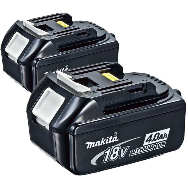 Makita - 197273-5 BL1840B Duopack 18V Litio-ion Baterías - 4.0Ah (2 unidades)
