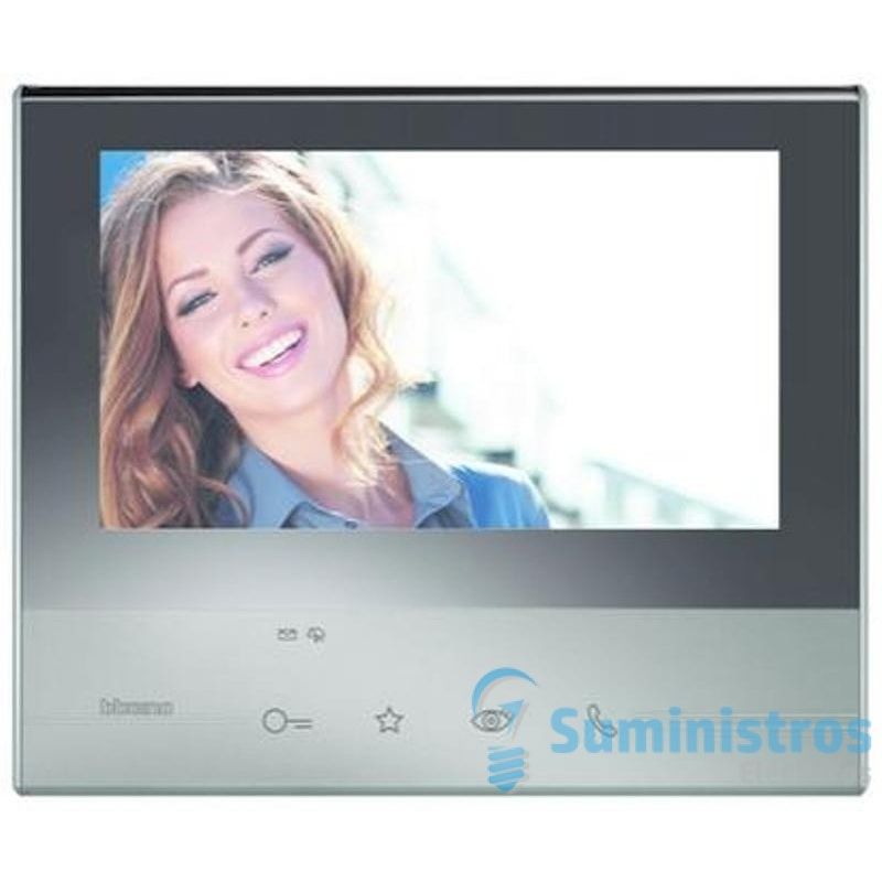 Monitor manos libres Bticino 344613 C300 2 Hs.7 OSCURO