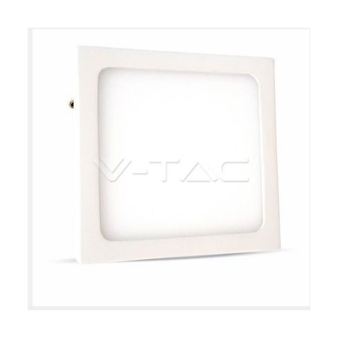 Plafón LED superficie cuadrado 6W 120° Temperatura de color - 3000K Blanco cálido