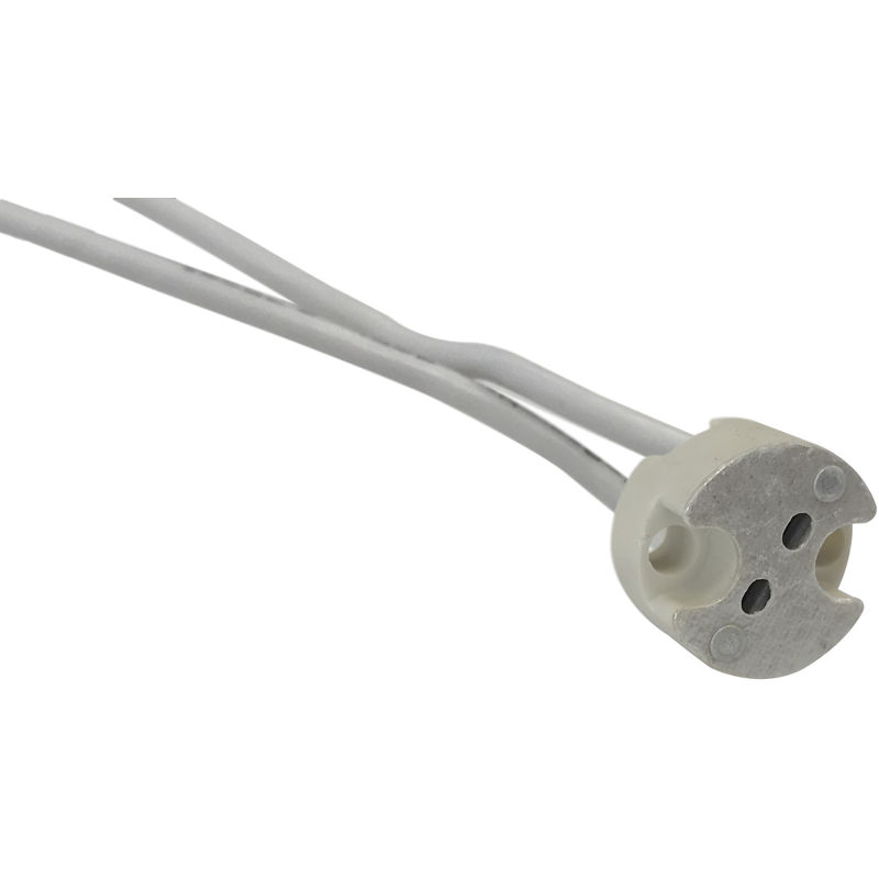 Portalámparas para dicroicas 12V con cable de silicona (Koala E753250)