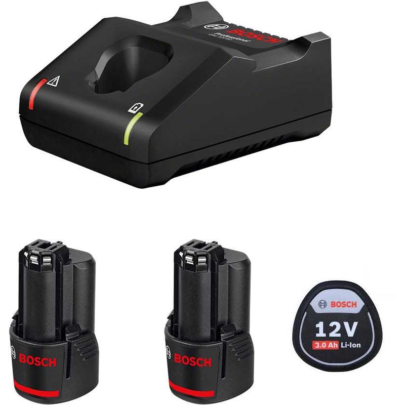Power Set BOSCH (2 x 12V 3,0 Ah + GAL12V-40)