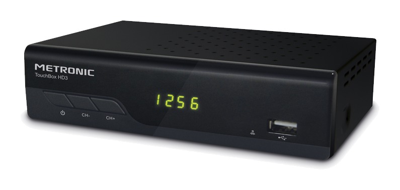 Receptor satélite DVB-S2 HD TouchBox HD3 - METRONIC