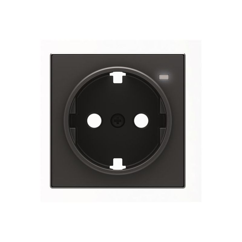 Tapa Base Enchufe Schuko Con Led Ns Niessen 8588.8 Ns