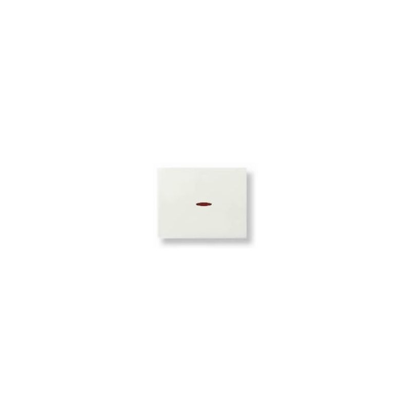 Tecla de interruptor con visor blanco jazmín Niessen Olas 8401.3 BL