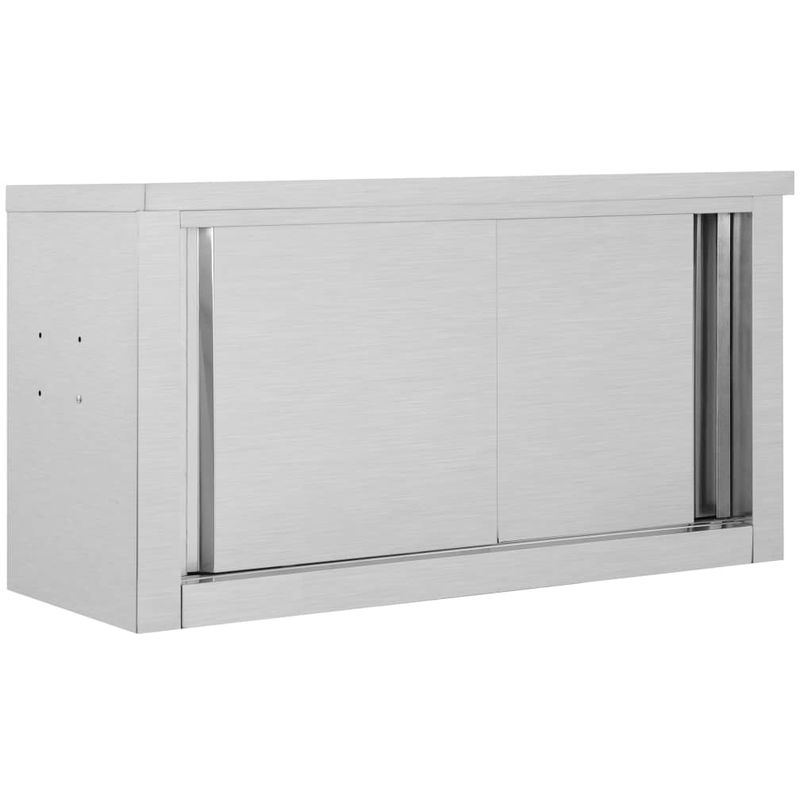 Armario pared de cocina puertas correderas acero 90x40x50 cm - VIDAXL