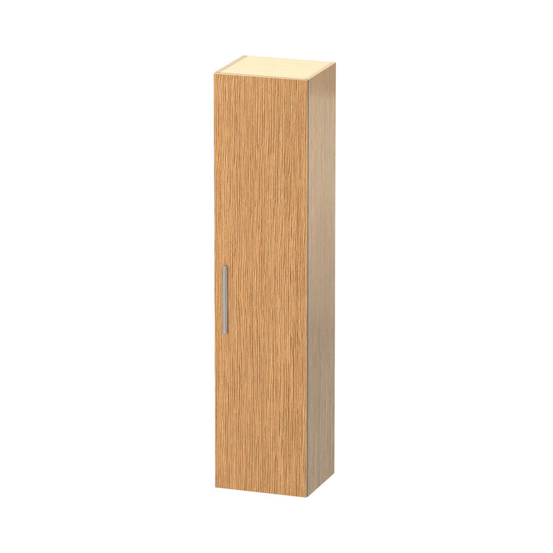Duravit Ag - Gabinete alto Duravit Vero, 1116, bisagra de la puerta derecha, 400mm, Color (frente/cuerpo): Roble cepillado Chapa de madera auténtica