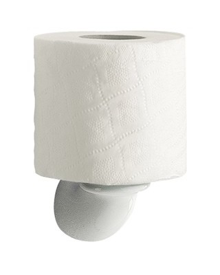 Portarrollo de reserva - Serie Onda Plus , Color Blanco - Roca
