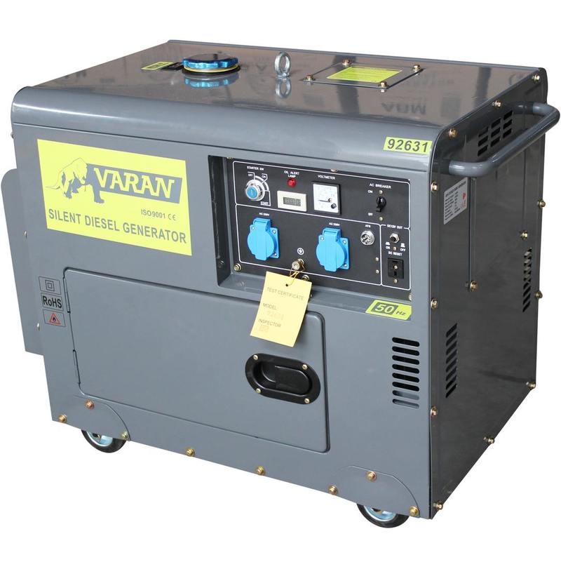 92631-ATS Generador diésel 5.5kW 230V + arranque automático ATS. - Varan Motors