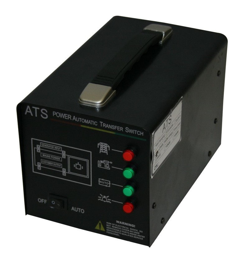 ATS-230V Sistema de transferencia automático de la alimentación eléctrica ATS 230V 5KW máx - Negro - Varan Motors