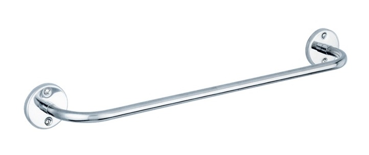 Toallero Ø 14 mm 180mm en acero inoxidable pulido - Delabie