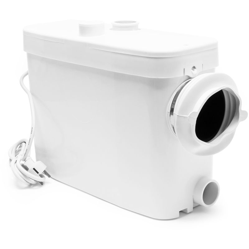 Wiltec - Triturador Sanitario 3/1 con conexión lateral 450W Evacuación aguas residuales y fecales WC