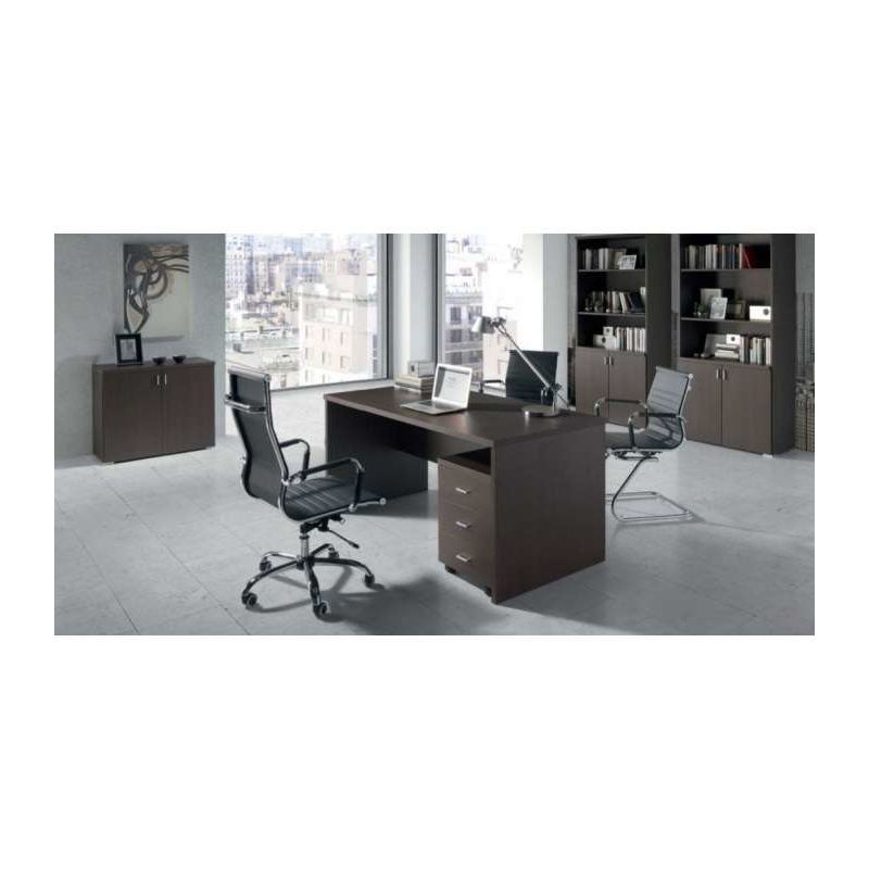 Mesa oficina o despacho 3 colores Color Nogal - HISPANO HOGAR
