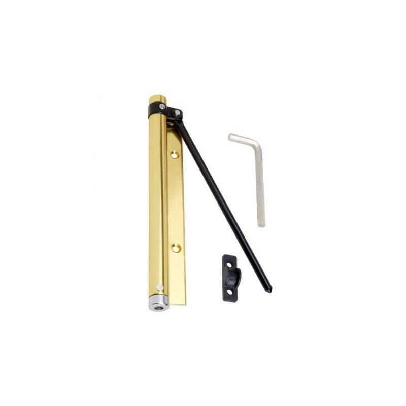 Muelle puerta aluminio anodizado dorado (blister 1 pieza) - Wolfpack