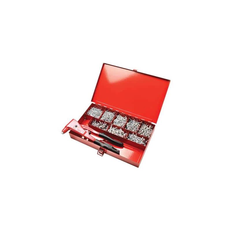 pinza mano GO-Box 980 con 1000 remaches Degometal