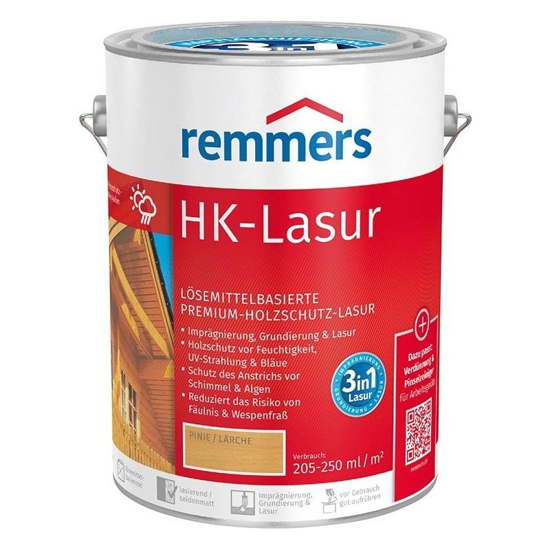 Remmers - Lasur nogal 2,50 LTR