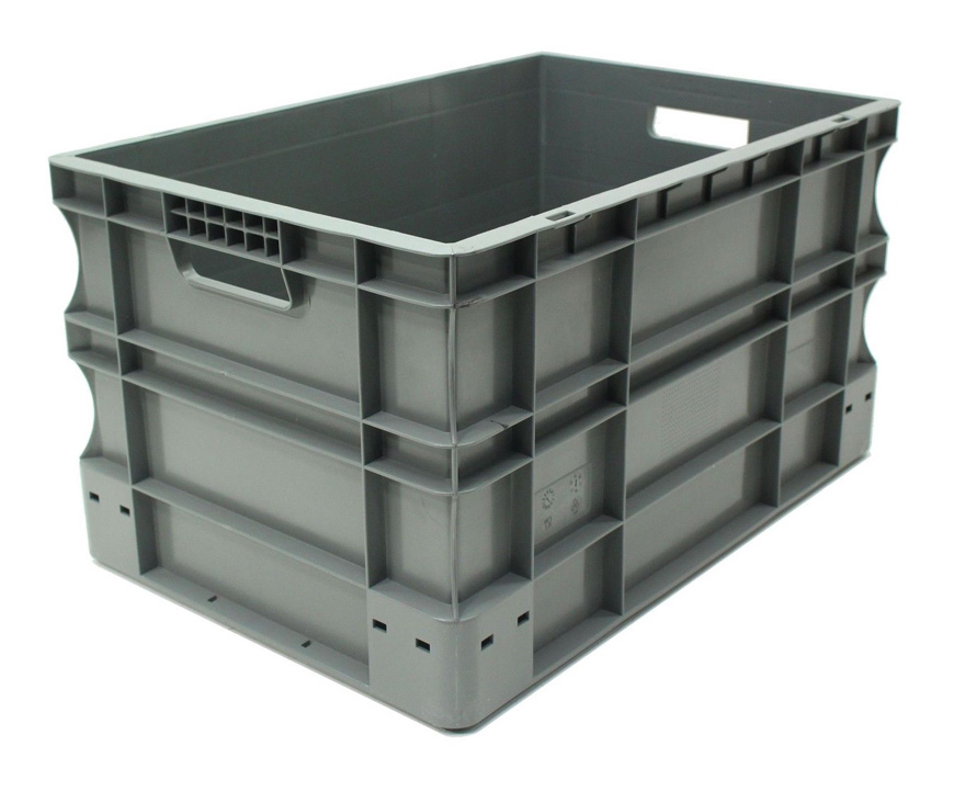 Todocontenedor - Caja plástica Eurobox con asas abiertas 40 x 60 x 33 cm