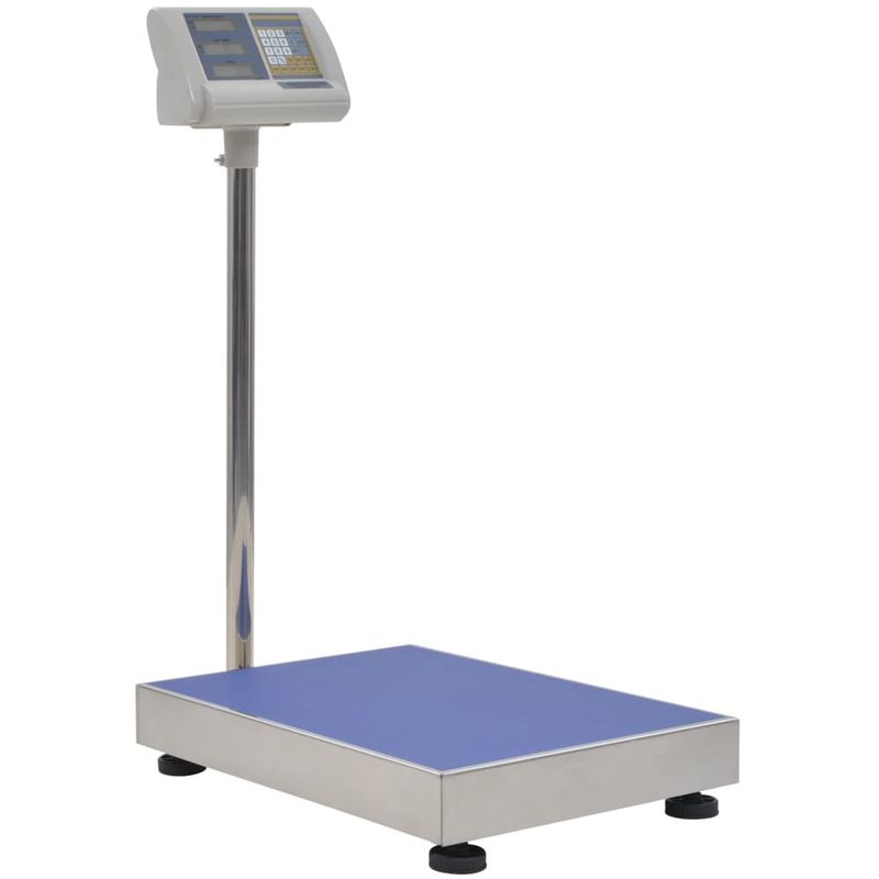 Hommoo Báscula de plataforma digital 300 kg con batería recargable
