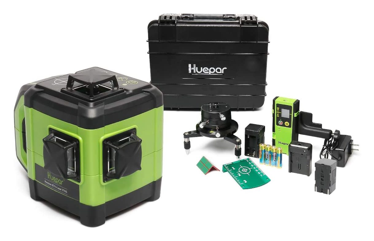 Nivel láser electrónico de haz verde Huepar 3D Huepar DT03CG