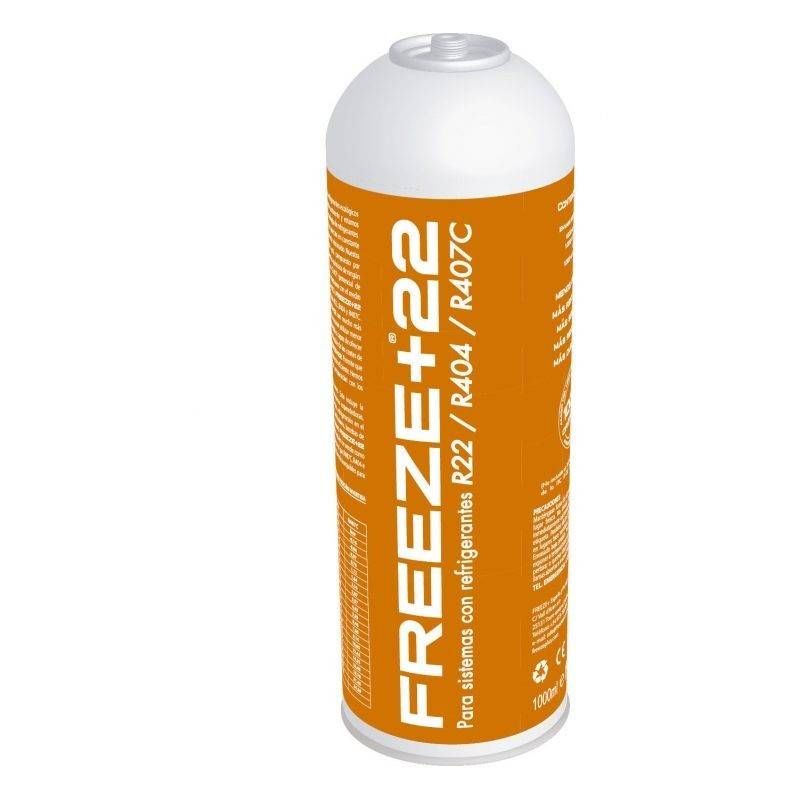 Botella Gas Refrigerante Freeze +22 400Gr Organico Sustituto R22/R404/R407C/ - REPORSHOP