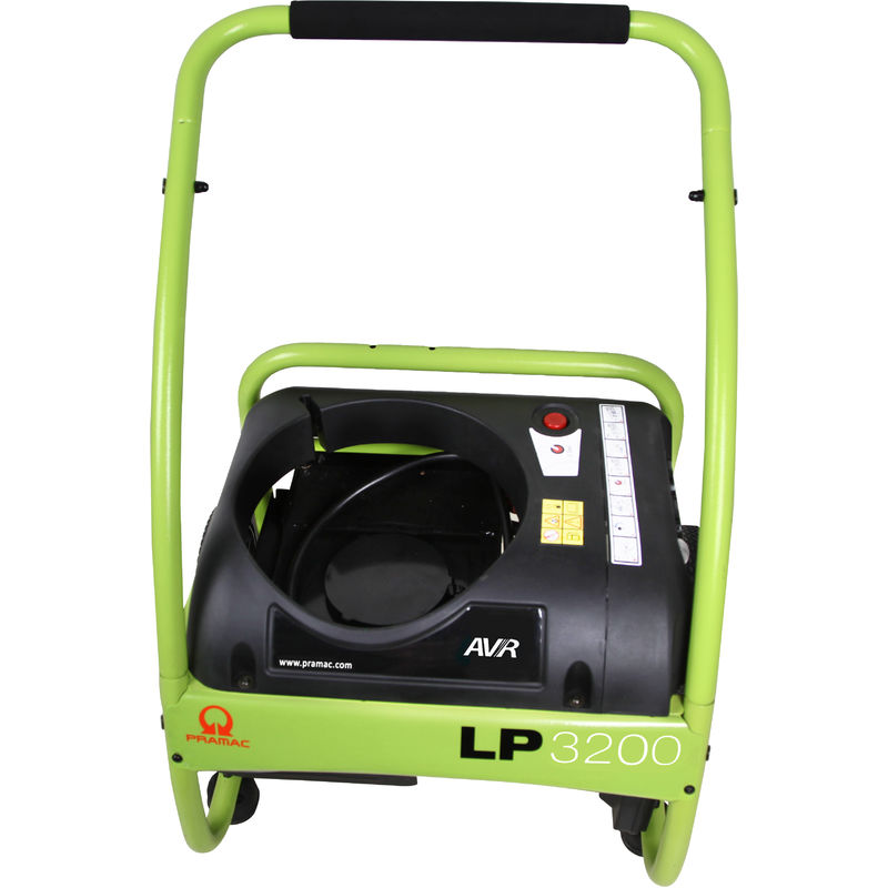 Generador LP3200 a gas, potencia LTP 3,34 kVA, AVR, arranque manual, kit de ruedas includido - Pramac