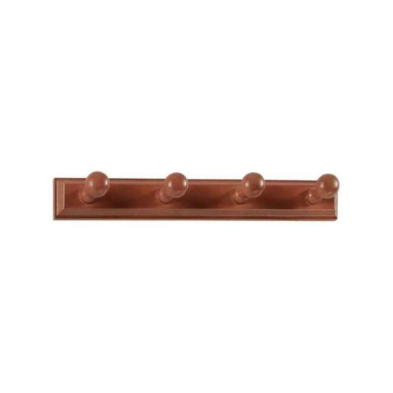 Colgador Pared Atornillar Herdasa Madera Nogal 4G Lacada 134-Nogal