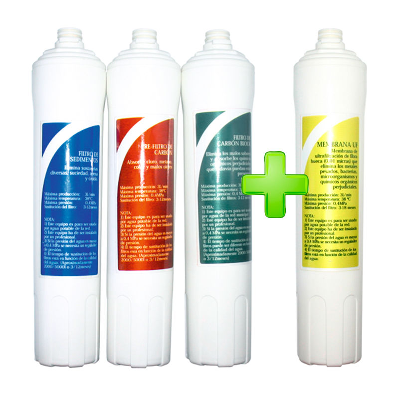 Rodriguez Calderon - Pack 3 filtros ultrafiltración osmosis