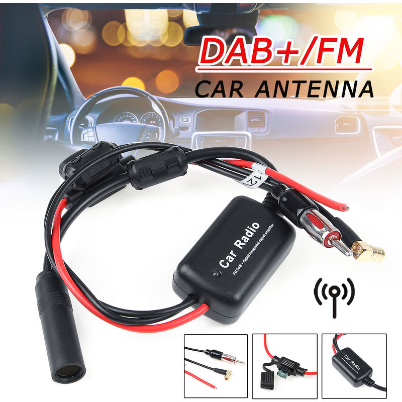 Universal DAB + FM Cable divisor de antena digital para automóvil Radio + Amplificador - INSMA