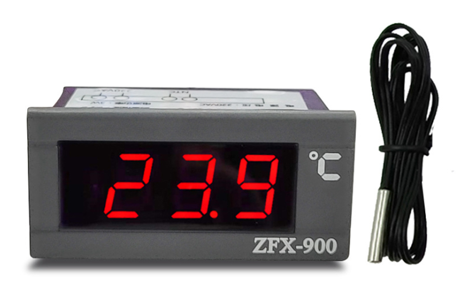 ZFX-900 Embedded metro de la temperatura inteligente Panel de visualizacion de temperatura digital para Refrigerador del Deepfreeze fria Armario