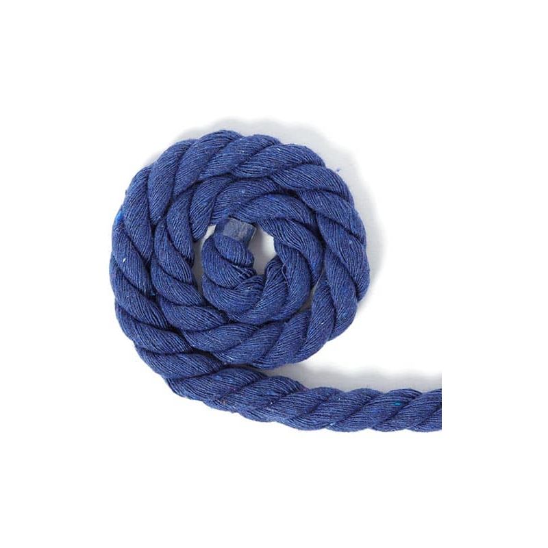 Cuerda nylon resistente al desgarro 100 m 12 mm Azul - EMHOME