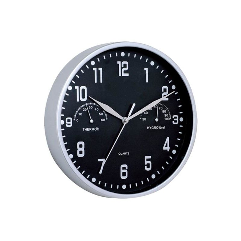 Reloj pared termómetro/higrómetro -