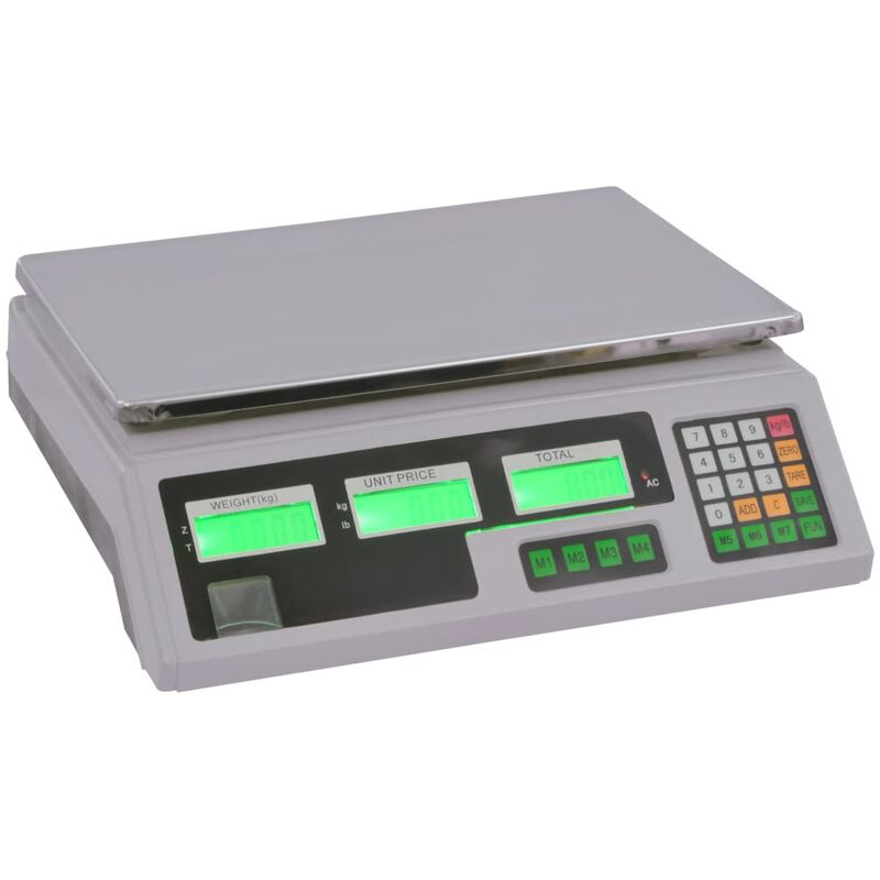 Báscula digital 30 kg con batería recargable HAXD05297 - Hommoo