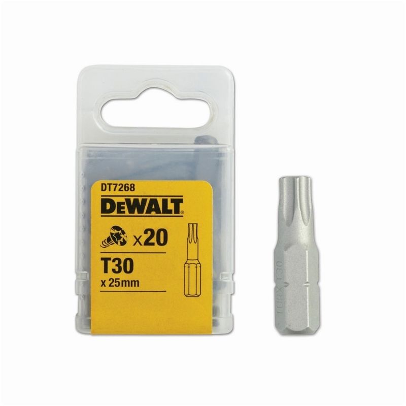 DEWALT DT7268-QZ - Puntas Torx 25mm T30 (20 ud)