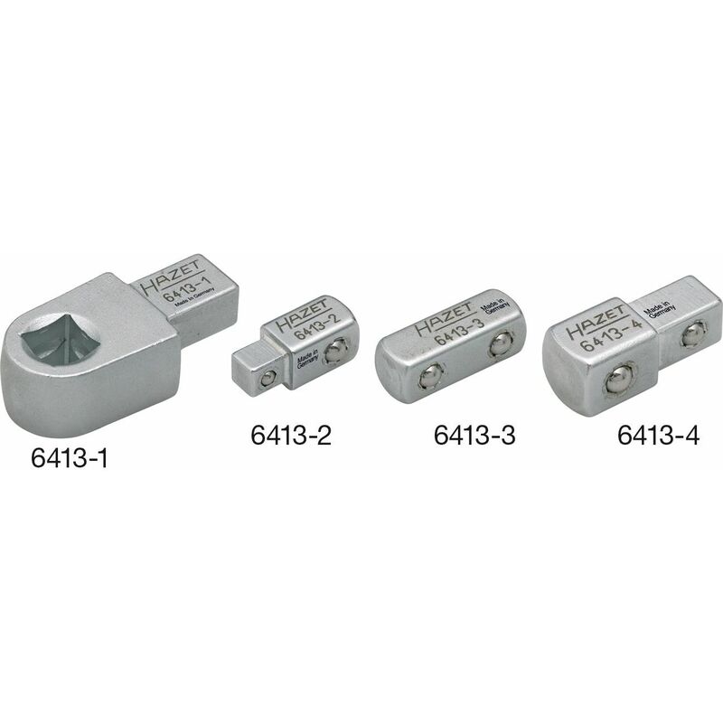 HAZET Cuadrado 6413-2 - Sólido 10 mm cuadrado (3/8 pulg.) - Sólido 6,3 mm cuadrado (1/4 pulg.)