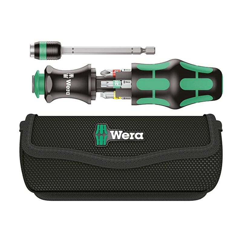 Wera 05051016001 Set de Herramientas con Bolsa de 7 Piezas, 0 W, 0 V