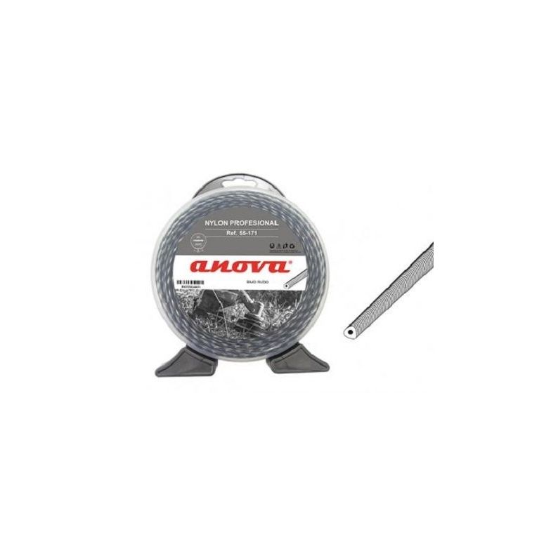 Anova - Nylon desbrozadora profesional Cyclone 2,70mm x 60mt