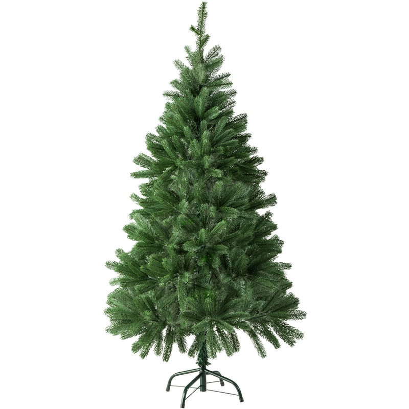 Árbol de Navidad artificial - adorno navideño para casa, pino navideño para decoración de Navidad, abeto navideño con soporte y ramas flexibles - 140
