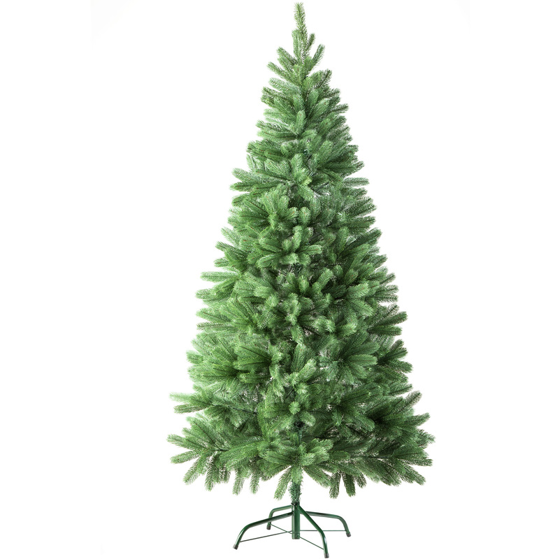 Árbol de Navidad artificial - adorno navideño para casa, pino navideño para decoración de Navidad, abeto navideño con soporte y ramas flexibles - 180
