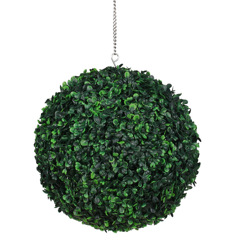 Bola de hierba artificial, bola de hierba falsa,verde oscuro, 35cm - ASUPERMALL