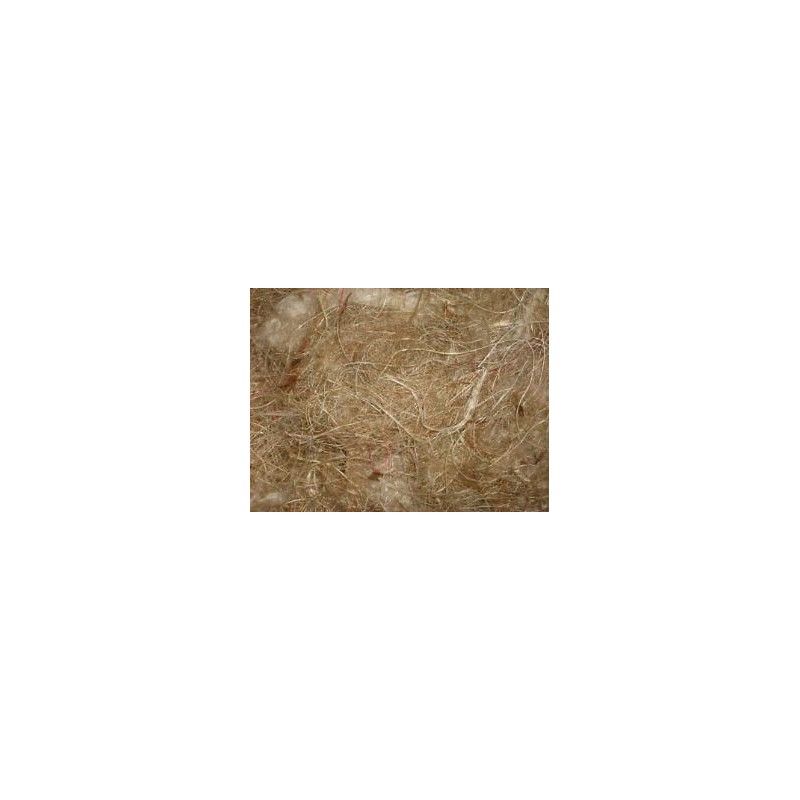 material para nidos QUIKO, pelo animal, cáñamo y sisal,500 gr