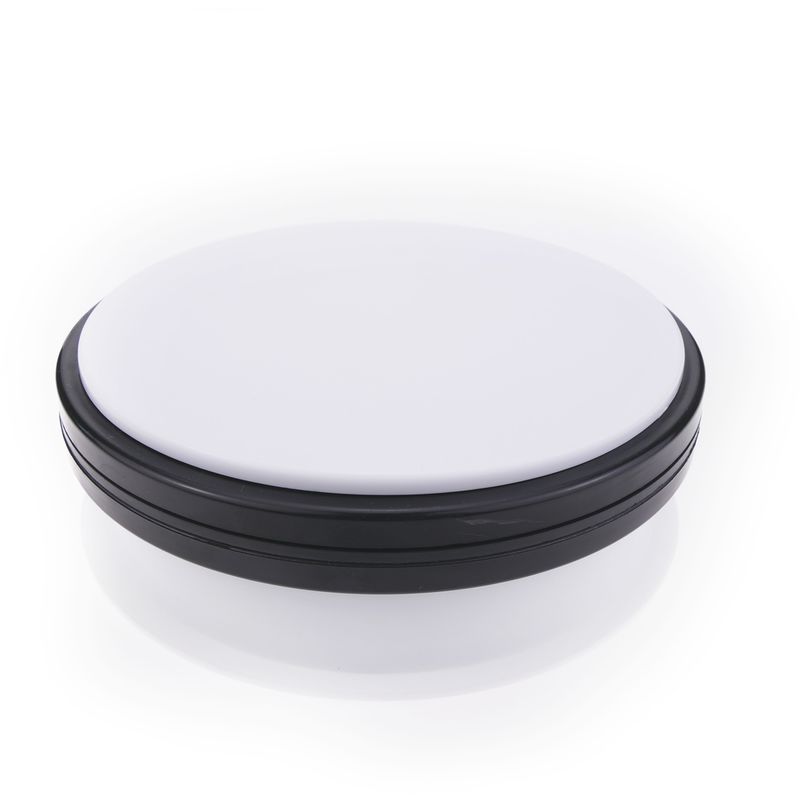 PrimeMatik - Base giratoria eléctrica de 15 cm. Plataforma rotatoria de color blanco