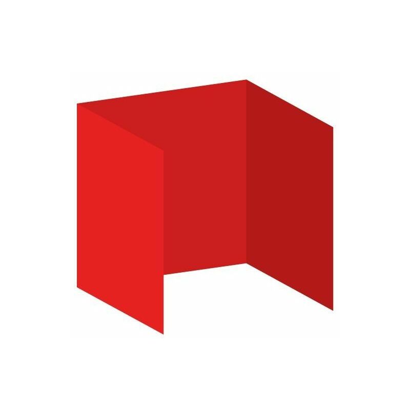 Packs Laterales Carpas Plegables - Pack 3 Laterales Lisos para Carpas 3x3 Eco - Rojo